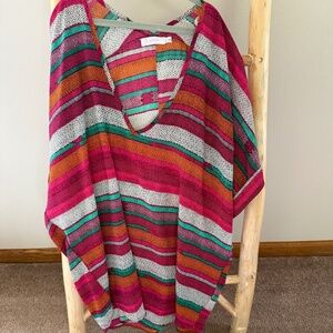 Women's Large Silky Shirt / Beach Coverup | Large